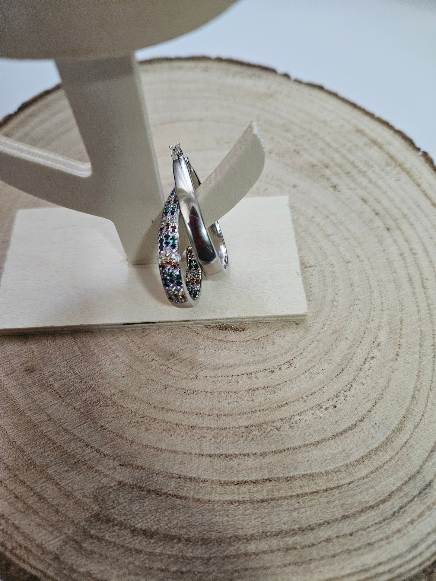 Brass Earring silver