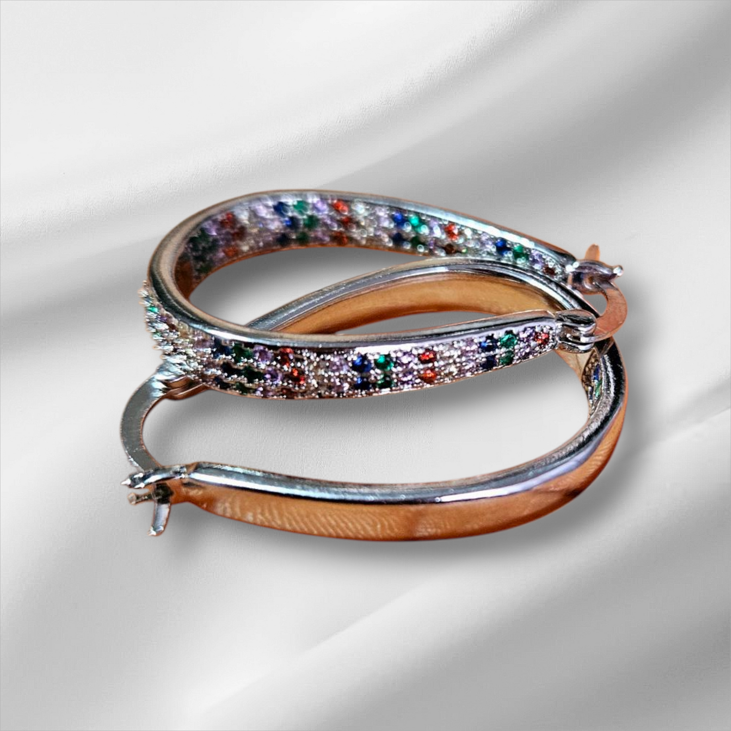 Brass Earring silver