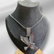 Luxury Gold Eagle Pendant Necklace – Hip-Hop Style Men’s Jewelry | Youth Party & Gift Favorite
