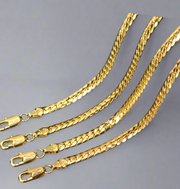 Unisex 18K Gold-Plated Link Chain Italian Style