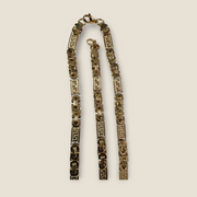 Men’s & Women’s Stainless Steel Statement Necklace
Luxury Greek Key Link Chain Necklace (Gold, Silver, Two-Tone)