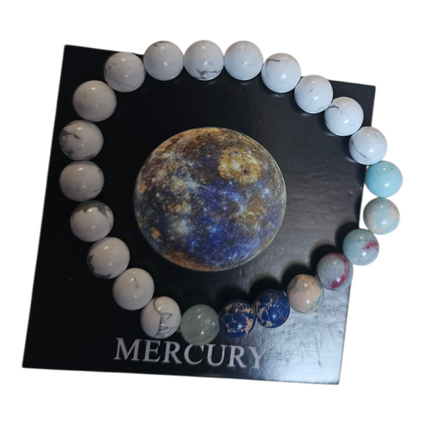 Natural Stone Unisex Bracelet 8mm with Card