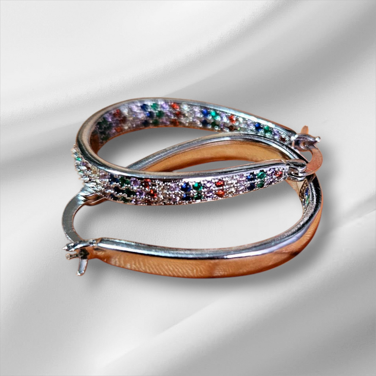 Brass Earring silver