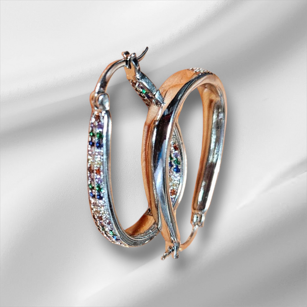Brass Earring silver