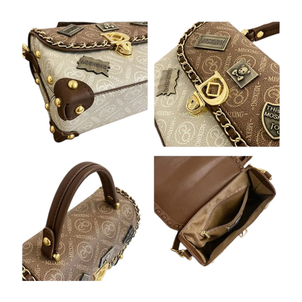 Chic Badge Fashion Handbag