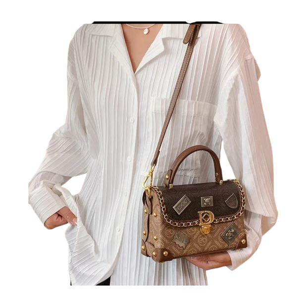 Chic Badge Fashion Handbag