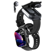 2-in-1 Smartwatch with Wireless Earbuds & Health Tracking