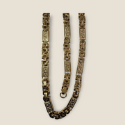 Men’s & Women’s Stainless Steel Statement Necklace
Luxury Greek Key Link Chain Necklace (Gold, Silver, Two-Tone)