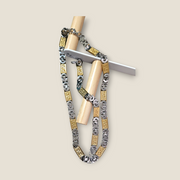 Men’s & Women’s Stainless Steel Statement Necklace
Luxury Greek Key Link Chain Necklace (Gold, Silver, Two-Tone)