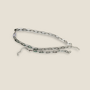 Unisex Paperclip Chain Necklace – Gold & Silver Stainless Steel